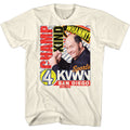 Natural Anchorman t-shirt featuring Anchorman Champ Kind sports anchor design