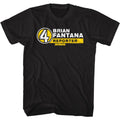 Black Anchorman t-shirt featuring Anchorman Brian Fantana name tag design