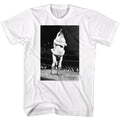 White Andre the Giant t-shirt featuring Andre the Giant Shake Down wrestling design