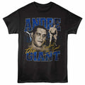 Black Andre the Giant t-shirt featuring a Signature Lightning design