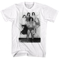 White Andre the Giant t-shirt featuring Andre the Giant Right and Left design