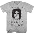 Gray heather Andre the Giant t-shirt featuring Andre the Giant Giant Shirt design