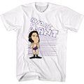 White Andre the Giant t-shirt featuring Andre the Giant Big Purp design