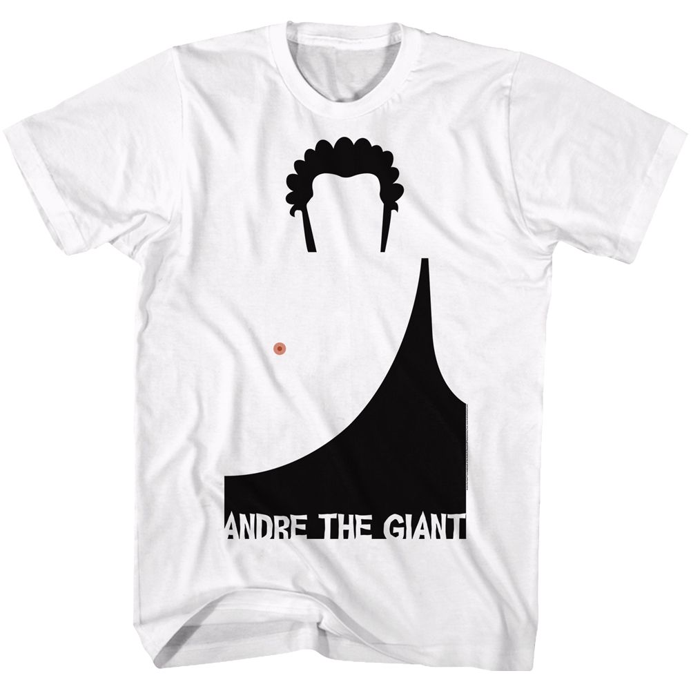 White Andre the Giant t-shirt featuring Andre the Giant Big Time design