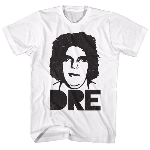 White Andre the Giant t-shirt featuring Andre the Giant Big Dre design