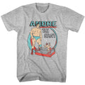 Gray heather Andre the Giant t-shirt featuring Andre the Giant He Big design
