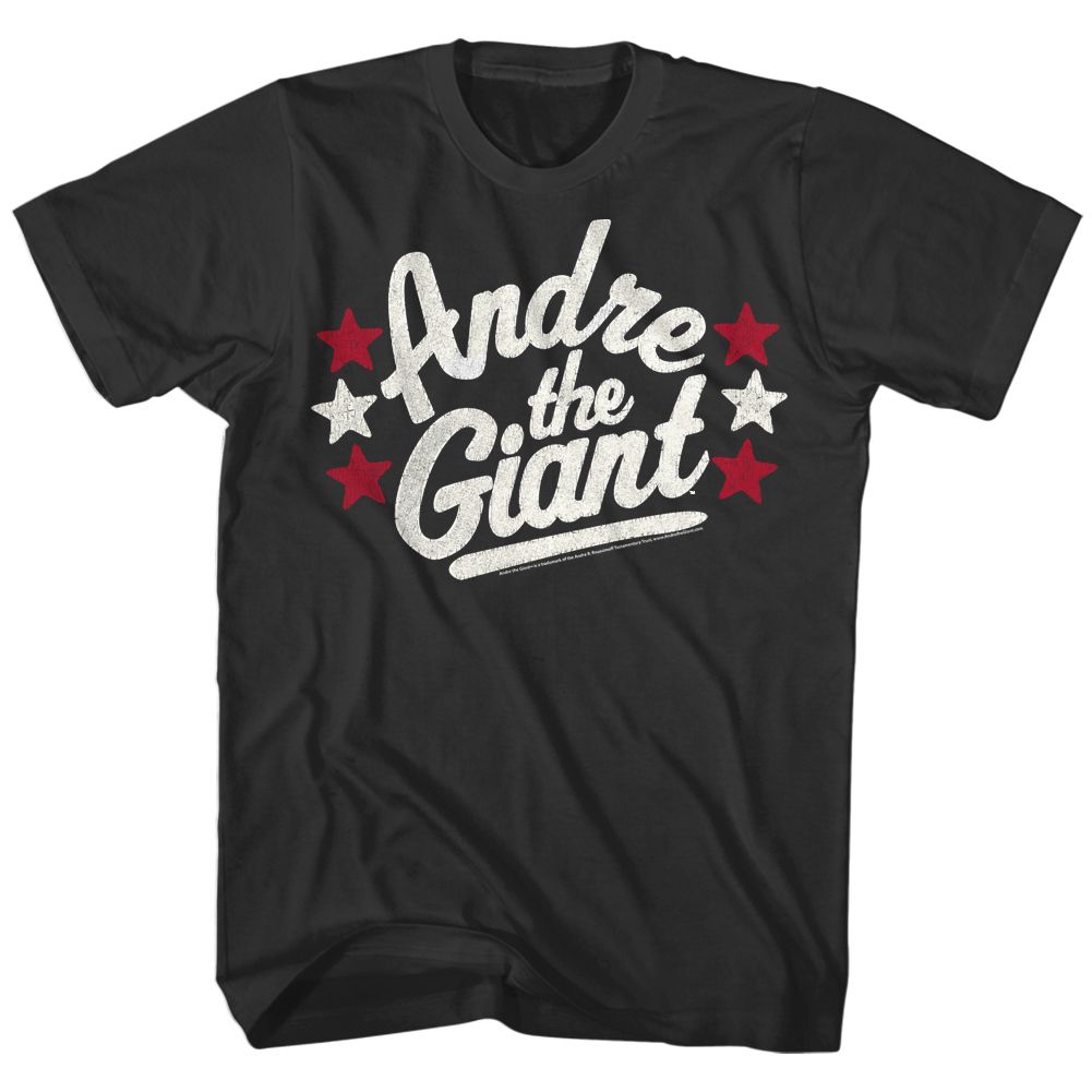 Smoke gray Andre the Giant t-shirt featuring Andre the Giant portrait design