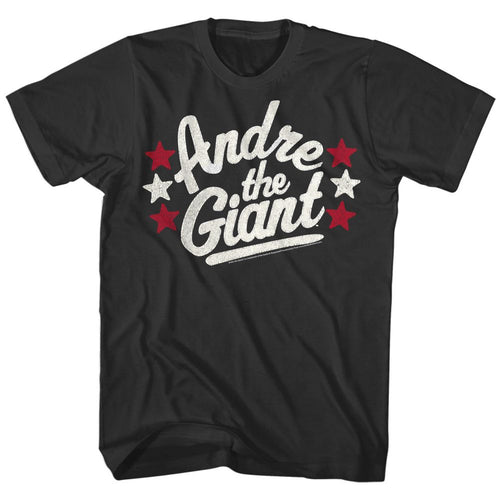 Smoke gray Andre the Giant t-shirt featuring Andre the Giant portrait design