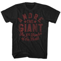 Black Andre the Giant t-shirt featuring Andre the Giant Andre name design