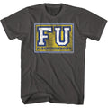 Smoke gray Animal House t-shirt featuring Animal House FU Faber University design