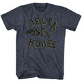 Navy heather Animal House t-shirt featuring Animal House Smashed party design