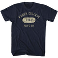 Navy Animal House t-shirt featuring Animal House Faber Phys Ed Department design