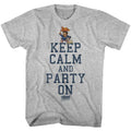 Gray heather Animal House t-shirt featuring Animal House Party On Delta House design