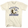 Natural Animal House t-shirt featuring Animal House Worthless And Weak design