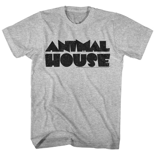 Gray heather Animal House t-shirt featuring Animal House film logo classic design