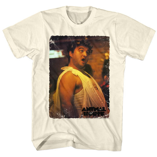 Natural Animal House t-shirt featuring Animal House Vintage Toga party design
