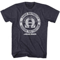 Navy Heather Animal House t-shirt featuring an Omega Theta Pi design