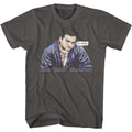 Smoke gray Animal House t-shirt featuring Animal House Bluto Blutarsky Belushi design