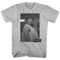Gray heather Animal House t-shirt featuring Animal House Toga Photo party scene design