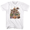 White Animal House t-shirt featuring Animal House House Delta Tau Chi design