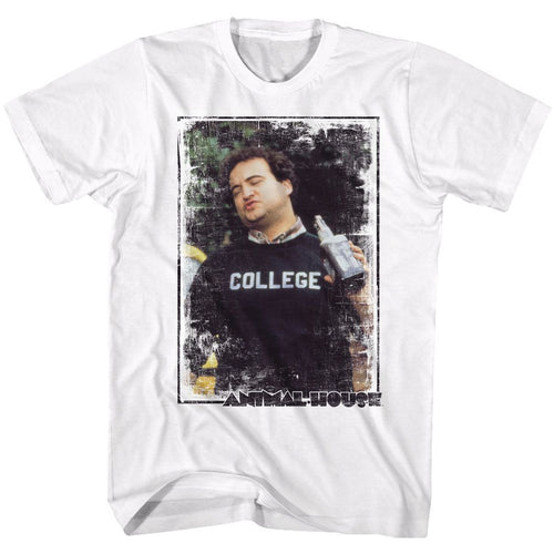 White Animal House t-shirt featuring Animal House That Guy design