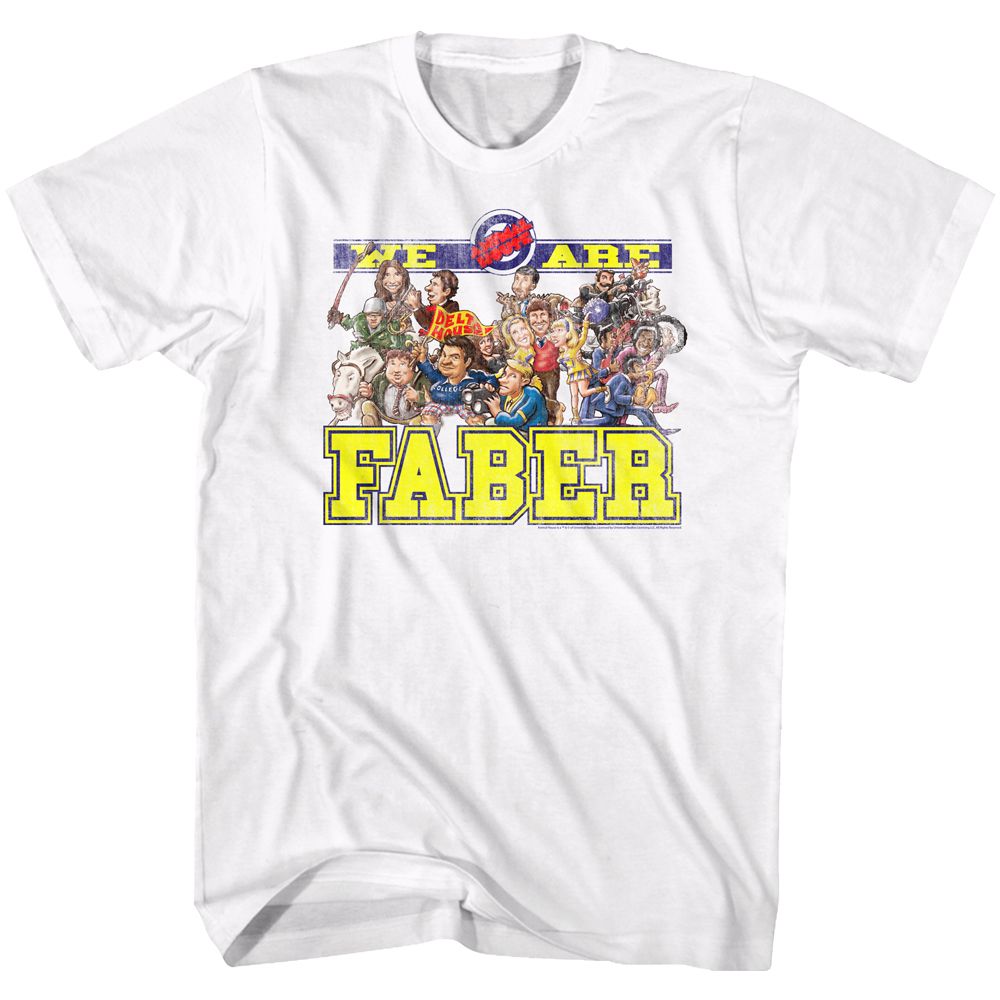 White Animal House t-shirt featuring Animal House Everybody design