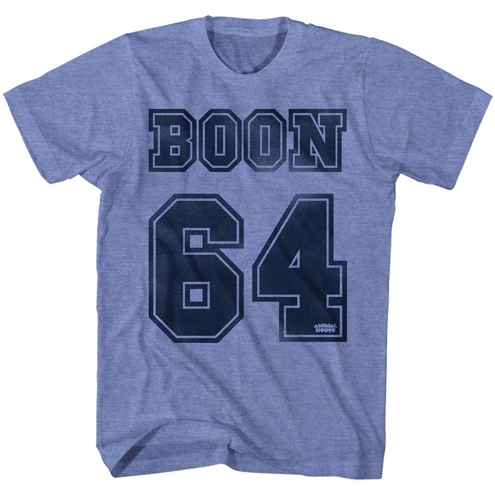 Light blue heather Animal House t-shirt featuring Animal House Boon Peter Riegert design