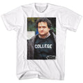 White Animal House t-shirt featuring Animal House Hanukkah holiday design