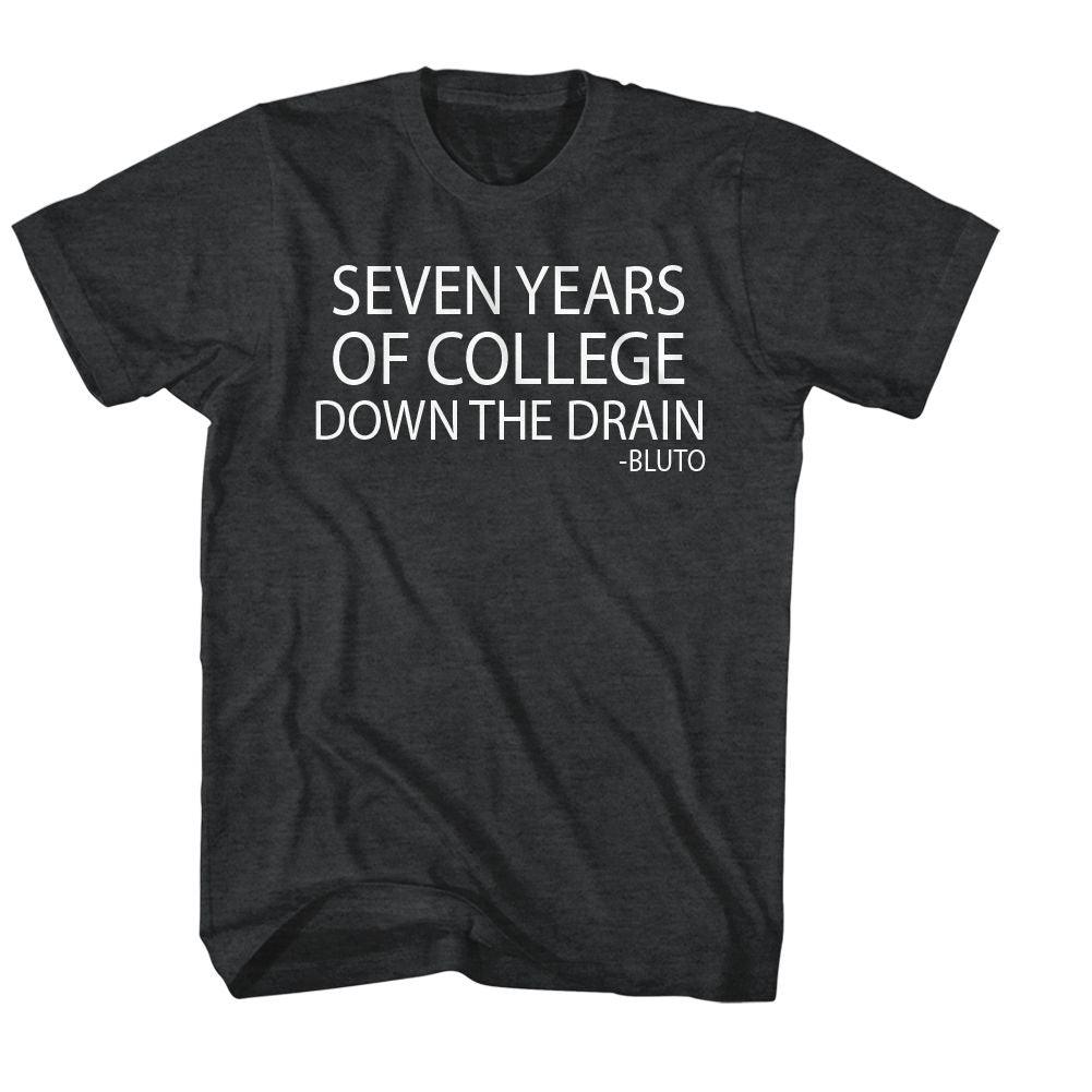 Black heather Animal House t-shirt featuring Animal House Drain It design