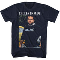 Navy Animal House t-shirt featuring Animal House D House Delta House design