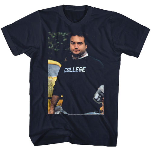 Navy Animal House t-shirt featuring Animal House D House Delta House design
