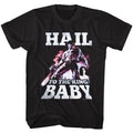 Black Army of Darkness t-shirt featuring Army of Darkness Hail To The King Ash quote design