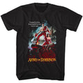 Black Army of Darkness t-shirt featuring Army of Darkness film logo design