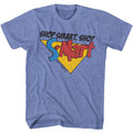 Light blue heather Army of Darkness t-shirt featuring Army of Darkness Shop Smart Shop S-Mart Ash quote design
