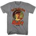Graphite heather Army of Darkness t-shirt featuring Army of Darkness Regal Baby Ash design
