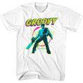 White Army of Darkness t-shirt featuring Army of Darkness Groovy Ash catchphrase design