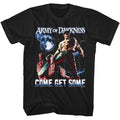Black Army of Darkness t-shirt featuring Army of Darkness Come Get Some lightning design