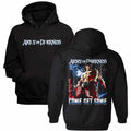 Black Army of Darkness pullover hoodie featuring a Come Get Some design