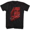 Black A Quiet Place t-shirt featuring A Quiet Place movie poster art with monster claw marks