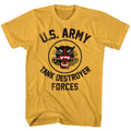 Ginger orange US Army t-shirt featuring US Army TDF design