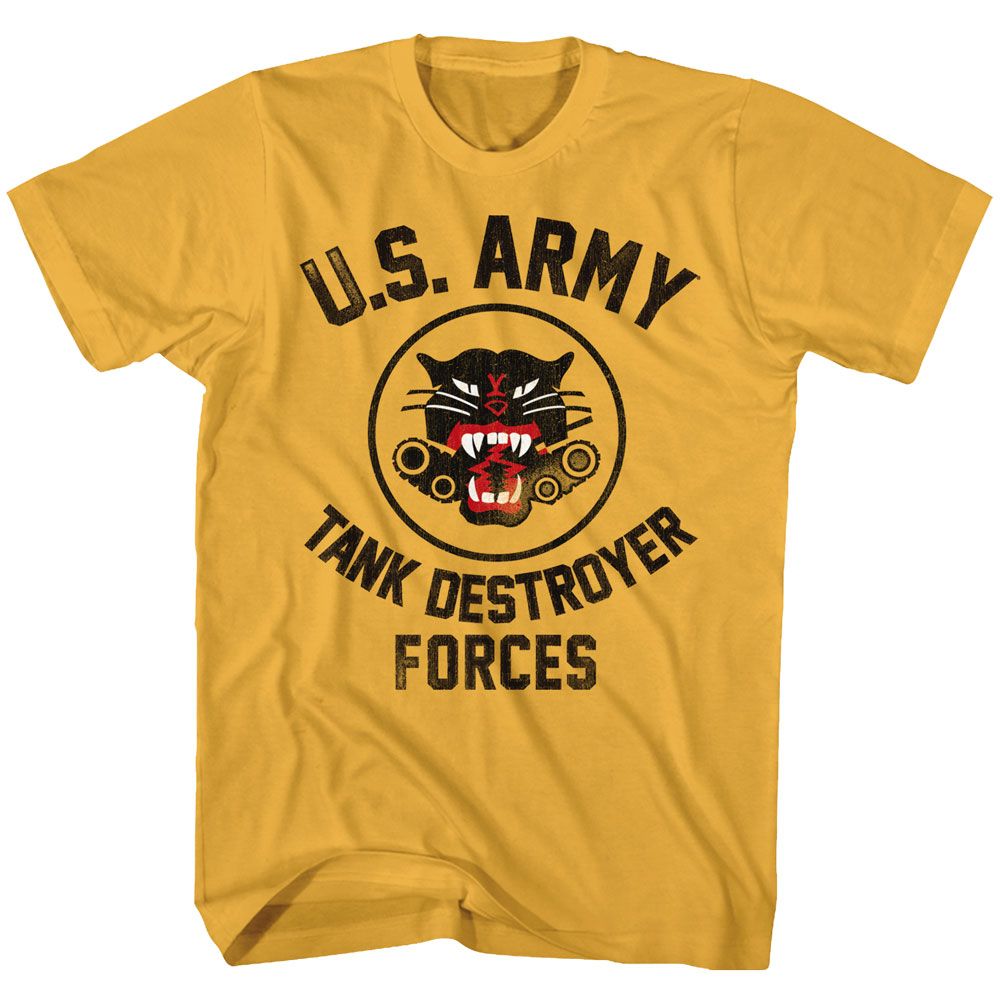 Ginger orange US Army t-shirt featuring US Army TDF design