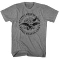 Graphite heather US Army t-shirt featuring US Army Preserved design
