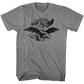 Graphite heather US Army t-shirt featuring US Army Union Must Be Preserved design
