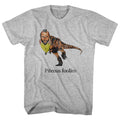 Gray heather Mr. T t-shirt featuring Mr. T Piteous Foolious design