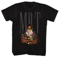 Black Mr. T t-shirt featuring Mr. T Flower design