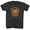 Black heather Mr. T t-shirt featuring Mr. T Tao of T philosophy design