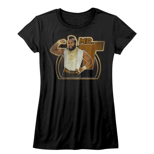 Mr. T Ladies T-Shirt - Mr. T Gun