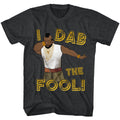 Black heather Mr. T t-shirt featuring Mr. T Dab The Fool design