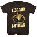 Dark chocolate brown Mr. T t-shirt featuring Mr. T Mohawk hairstyle design