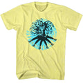 Yellow heather Mr. T t-shirt featuring Mr. T Dust distressed design